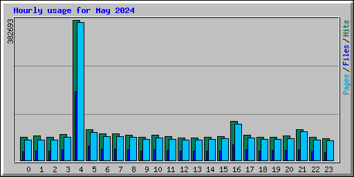 Hourly usage for May 2024